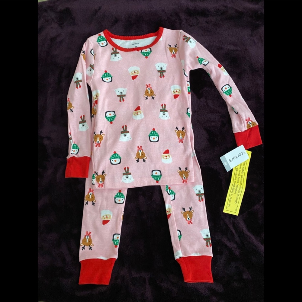Carter’s Christmas 2pc PJ’s Girls 3T